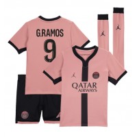 Echipament fotbal Paris Saint-Germain Goncalo Ramos #9 Tricou Treilea 2024-25 pentru copii maneca scurta (+ Pantaloni scurti)